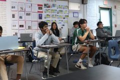 High school English class