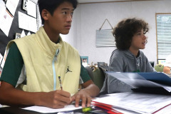 Middle school classroom