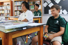Middle school classroom